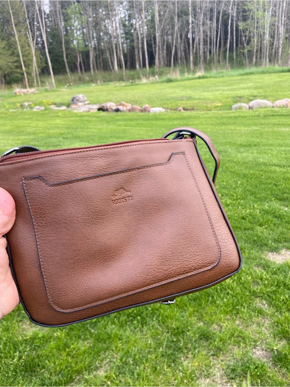 Roots 73 Brown Cross Body Bag - Picture 2 of 7